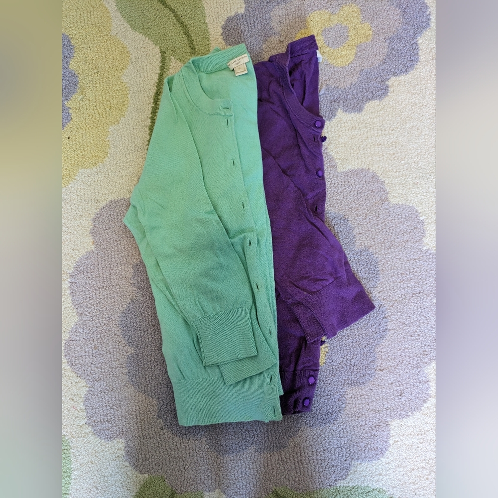 Lot of 2 J Crew cardigans